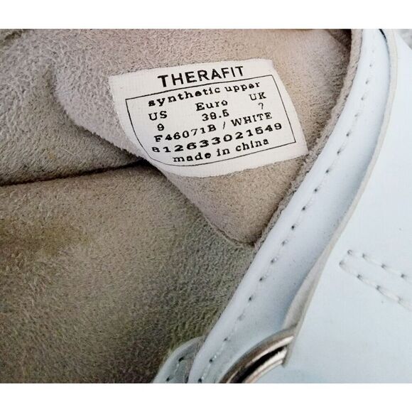 Therafit 9 White Women's Comfort‎ Thong Sandals Arch Support Size 9 - Picture 5 of 9